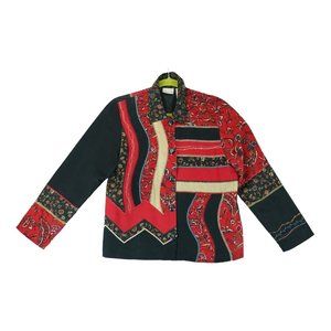 Vintage Koret Patchwork Button Up Jacket Size Small S Petites ~‎ Women's